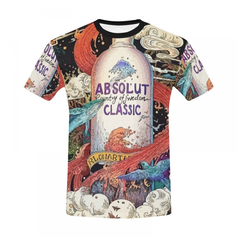 Men's Digital Art Absolut Classic Short T-shirt Australia