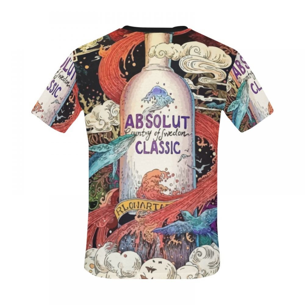 Men's Digital Art Absolut Classic Short T-shirt Australia