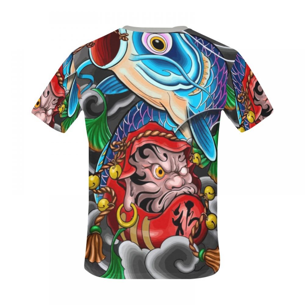 Men's Art Japanese Mythology Short T-shirt Australia