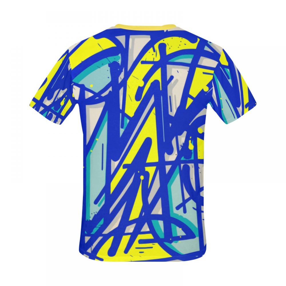 Men's Abstract Art Extrusion Module Short T-shirt Australia