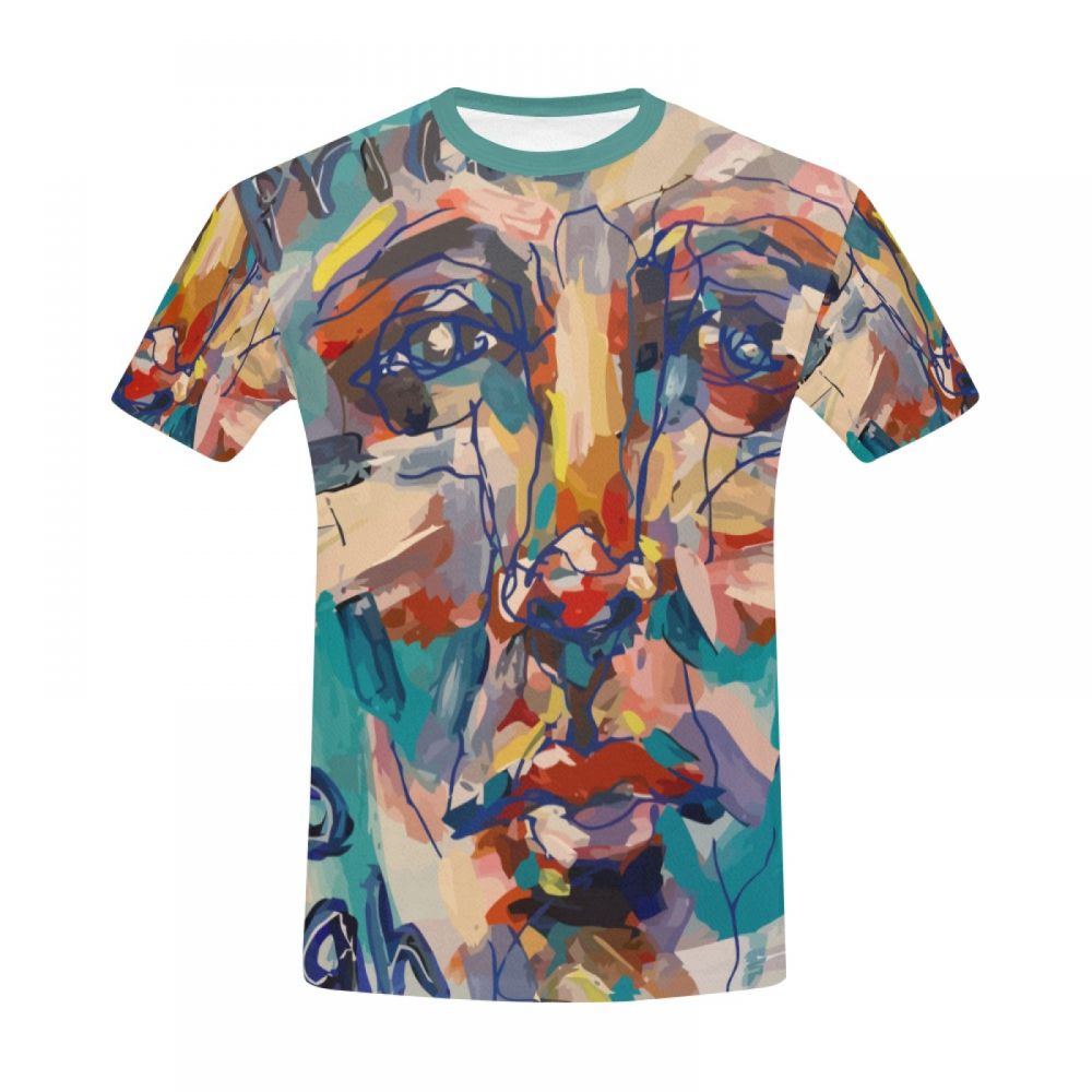 Men's Abstract Art Ink Men Short T-shirt Australia