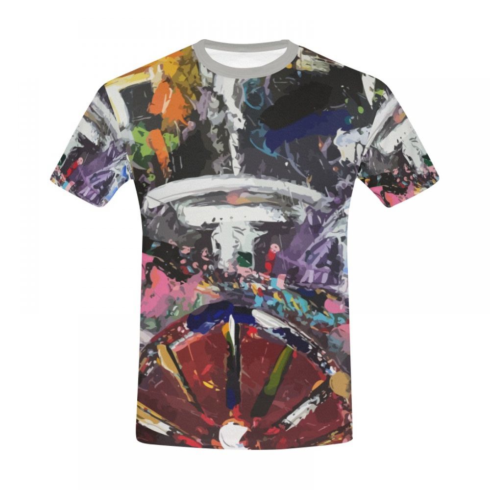 Men's Art Digital Voyager Short T-shirt Australia