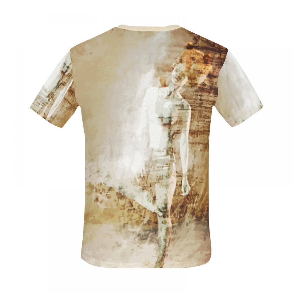 Men's Art Digital Bear Women Short T-shirt Australia