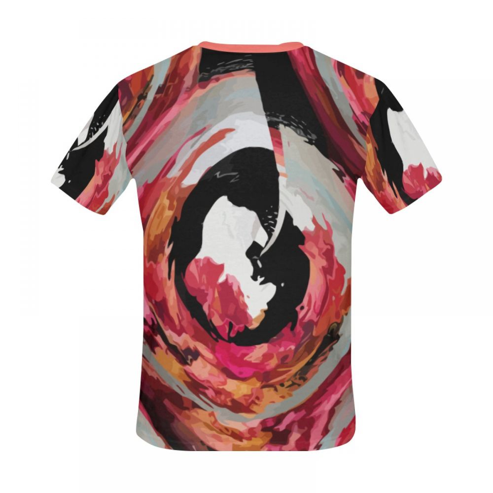 Men's Art Digital Love Whirlpool Short T-shirt Australia