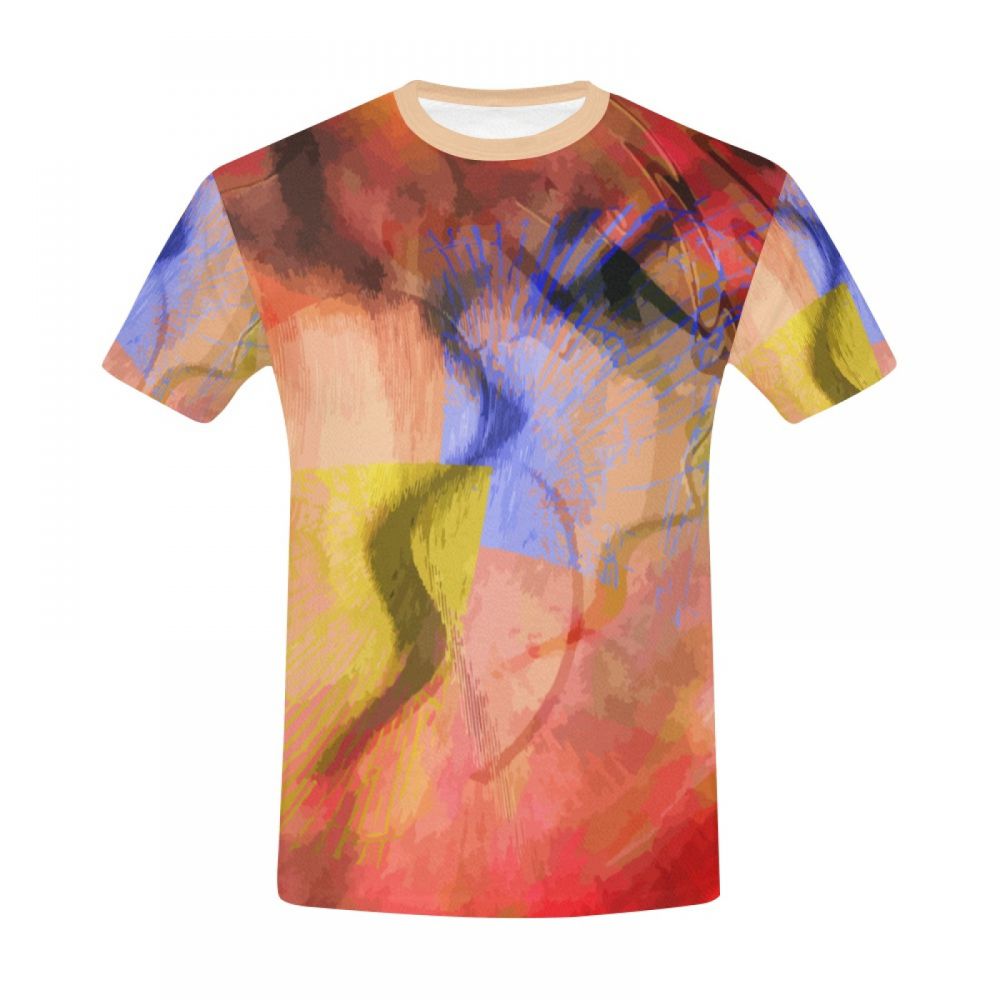 Men's Art Snake Island Tightrope Walk Short T-shirt Australia