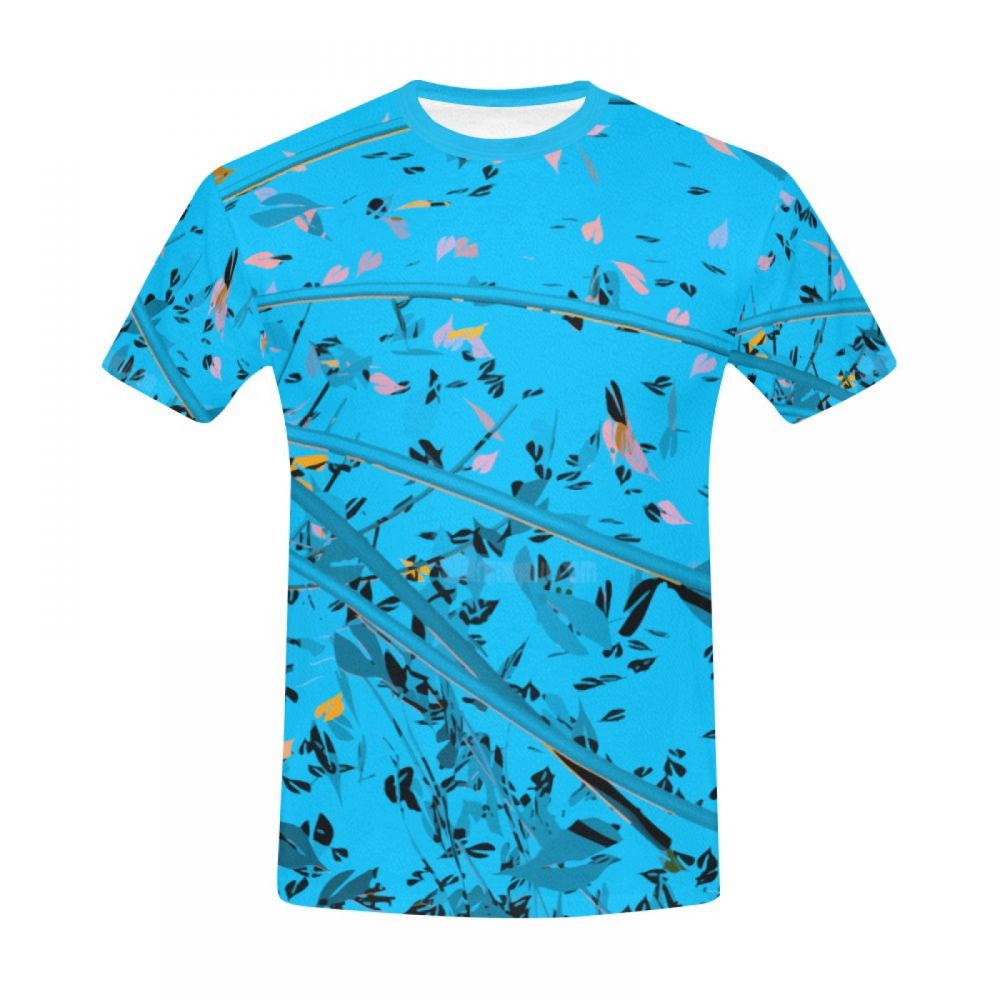 Men's Tree Art Leaf Bird Short T-shirt Australia