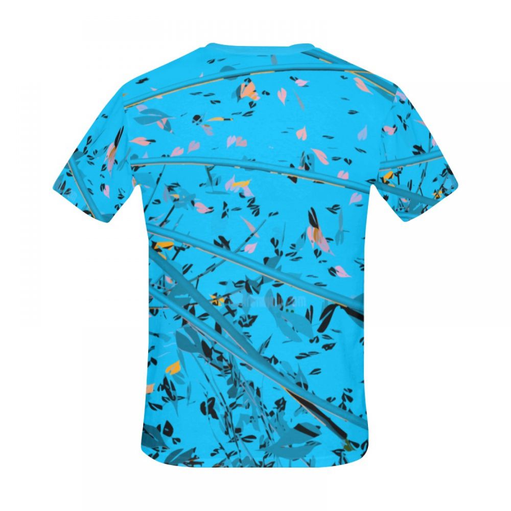 Men's Tree Art Leaf Bird Short T-shirt Australia