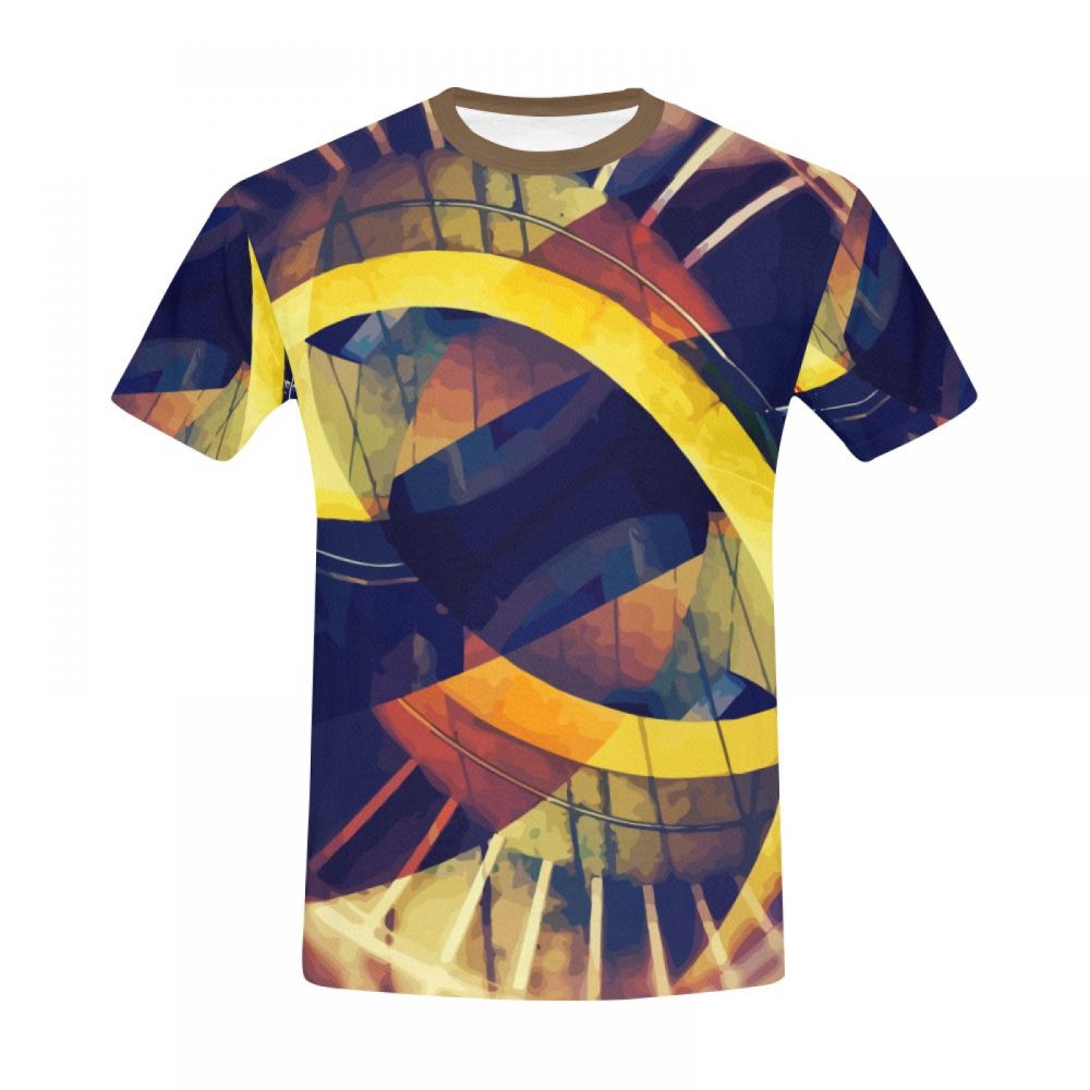 Men's Digital Art Cosmic Portal Short T-shirt Australia