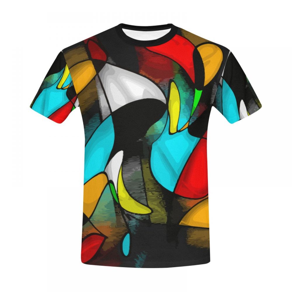 Men's Abstract Art Crazy Love Short T-shirt Australia