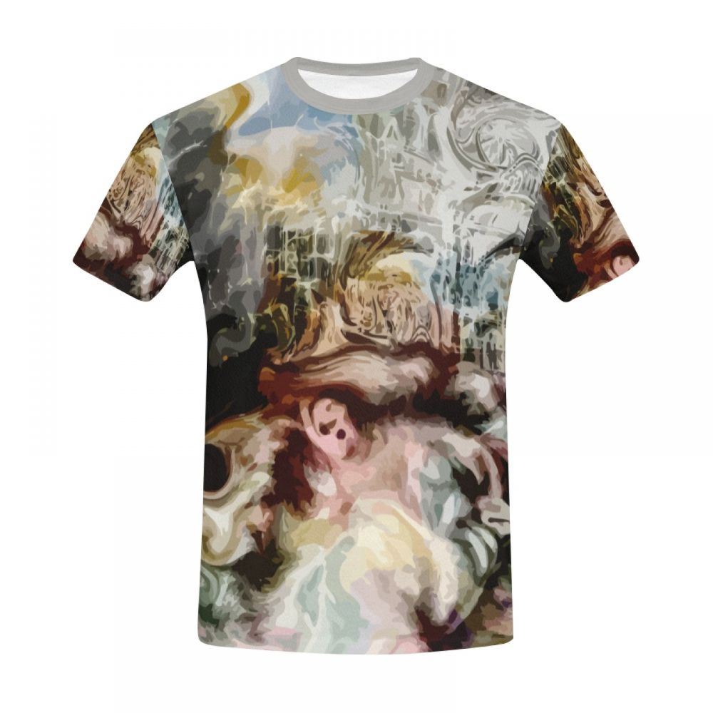 Men's Art Flowing Dream Short T-shirt Australia