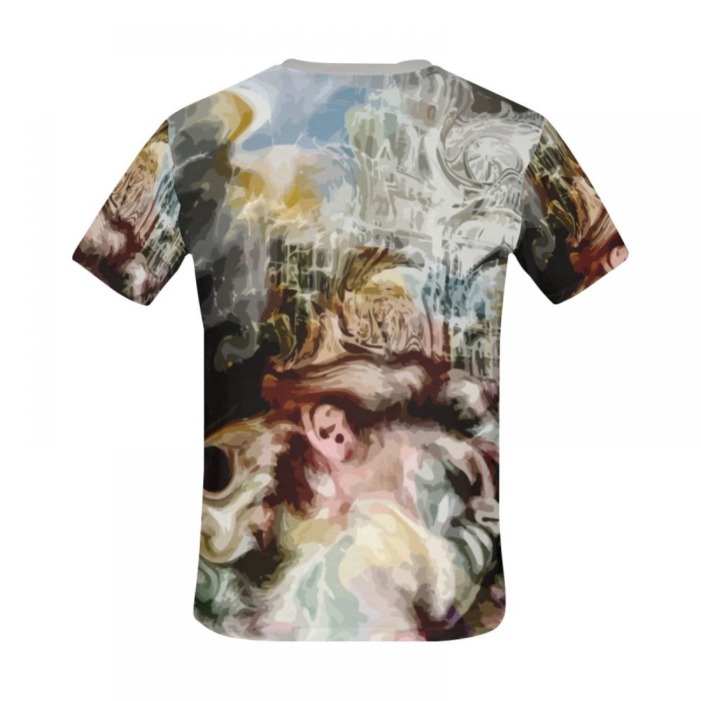 Men's Art Flowing Dream Short T-shirt Australia