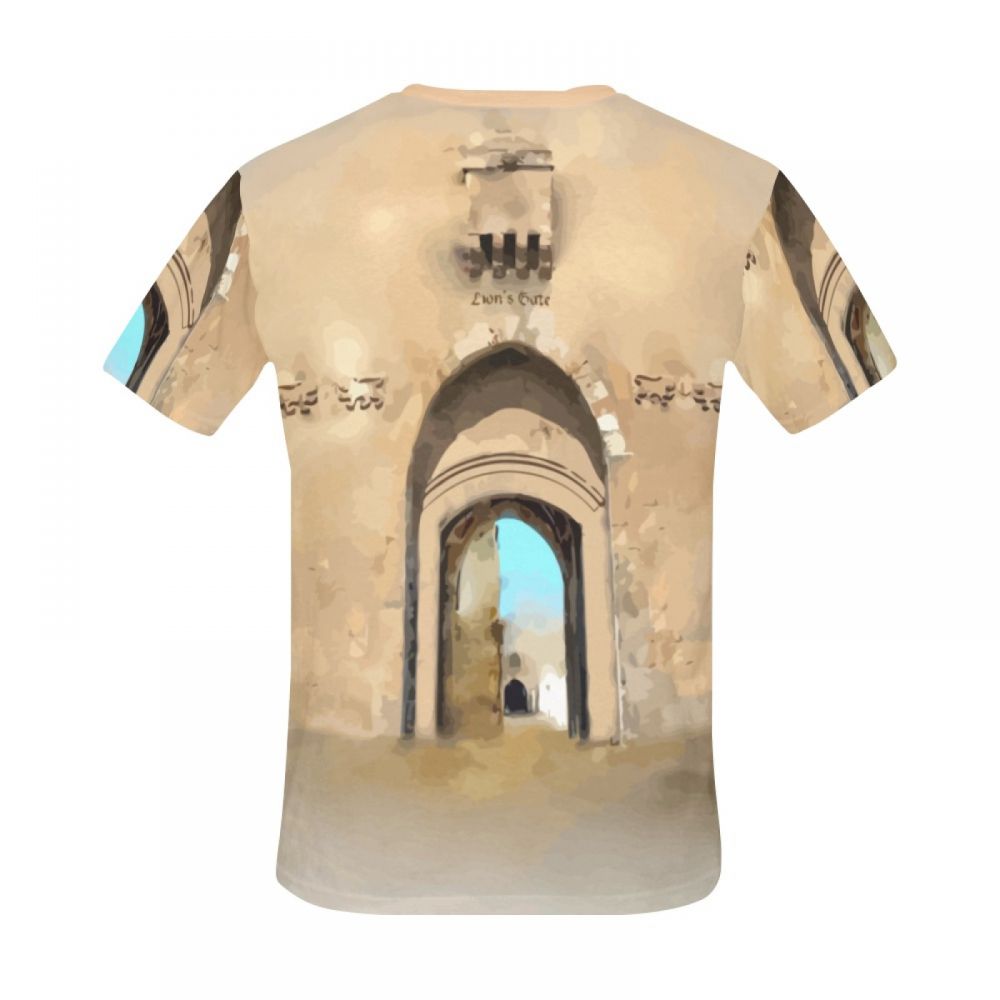 Men's Art Old City Of Jerusalem Short T-shirt Australia