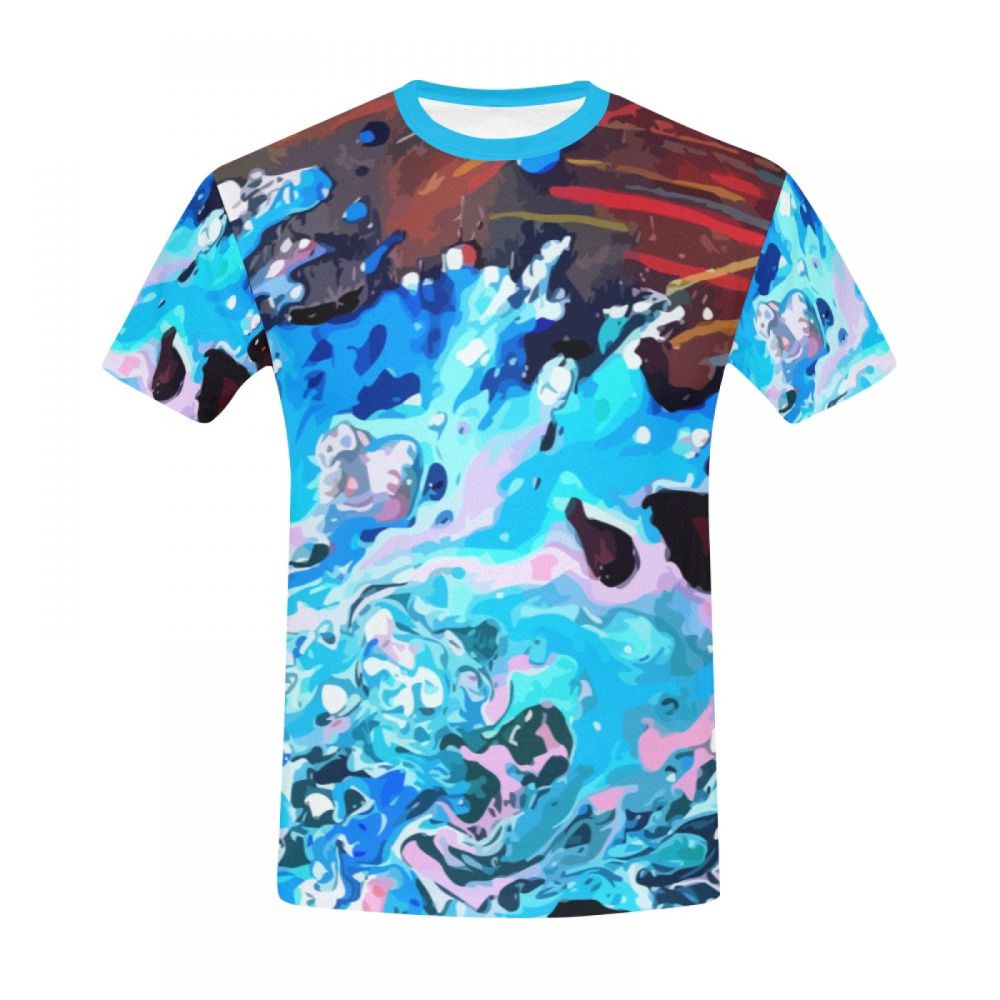 Men's Art Flowers In The Storm Short T-shirt Australia