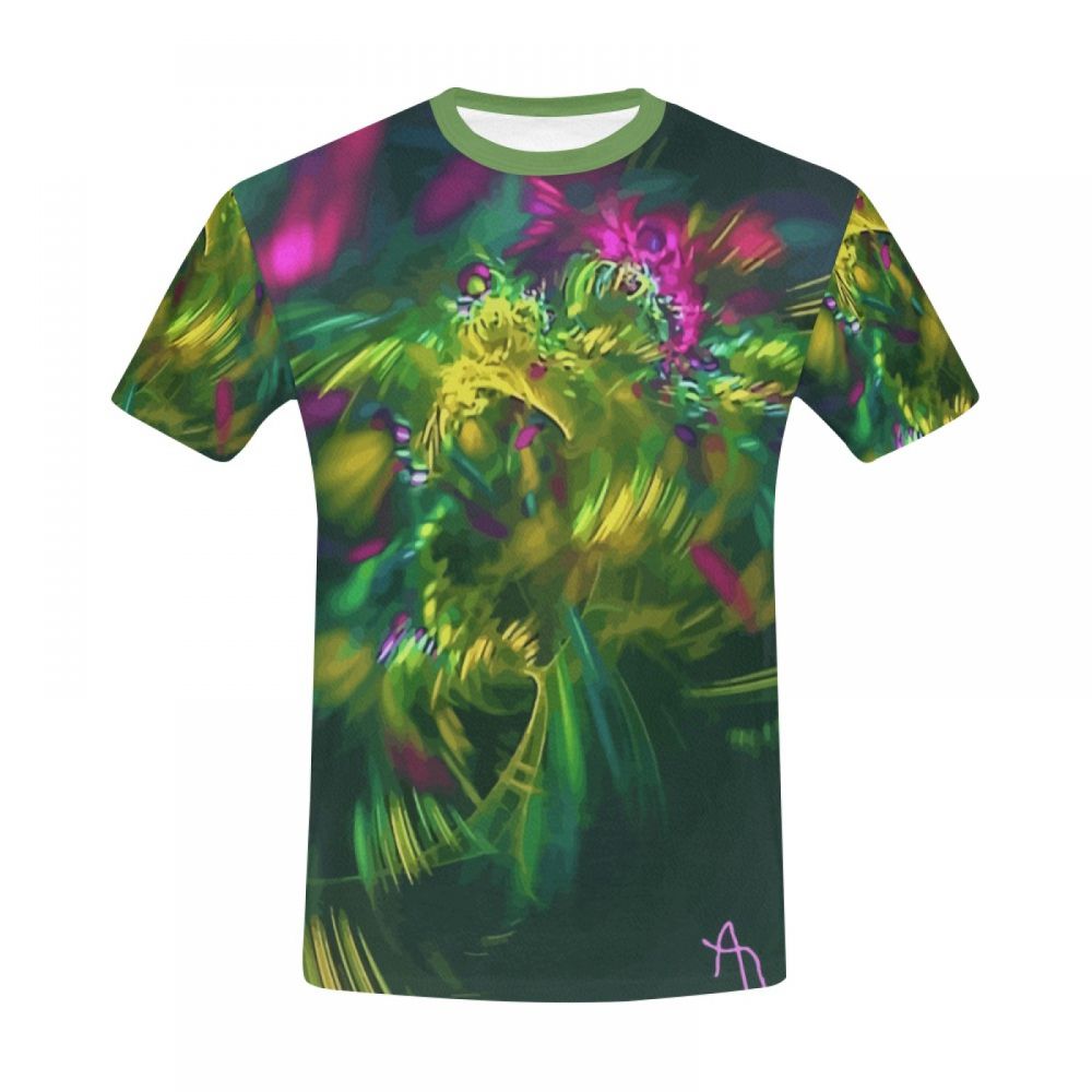 Men's Abstract Art Bloom Short T-shirt Australia