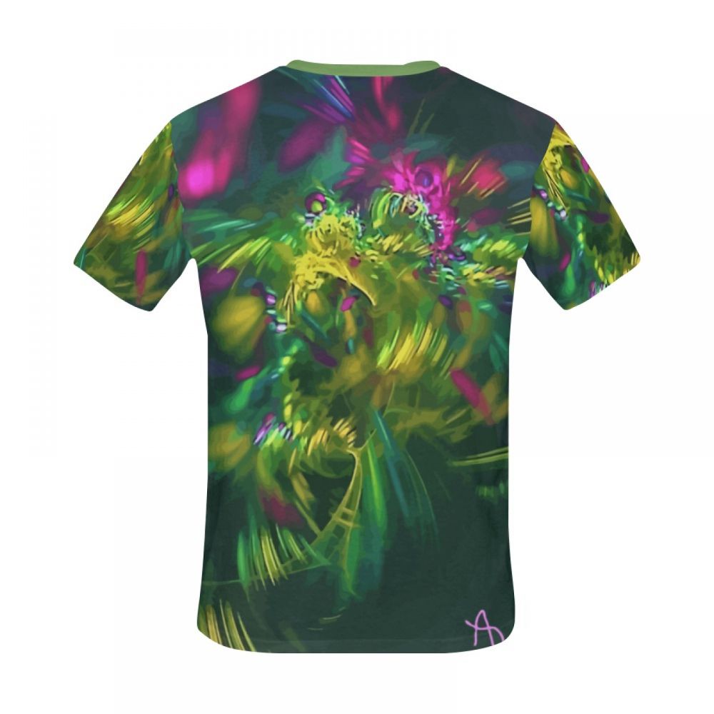 Men's Abstract Art Bloom Short T-shirt Australia