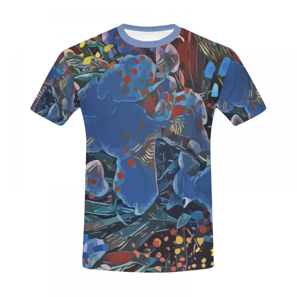 Men's Abstract Art Vivid Dreams Short T-shirt Australia