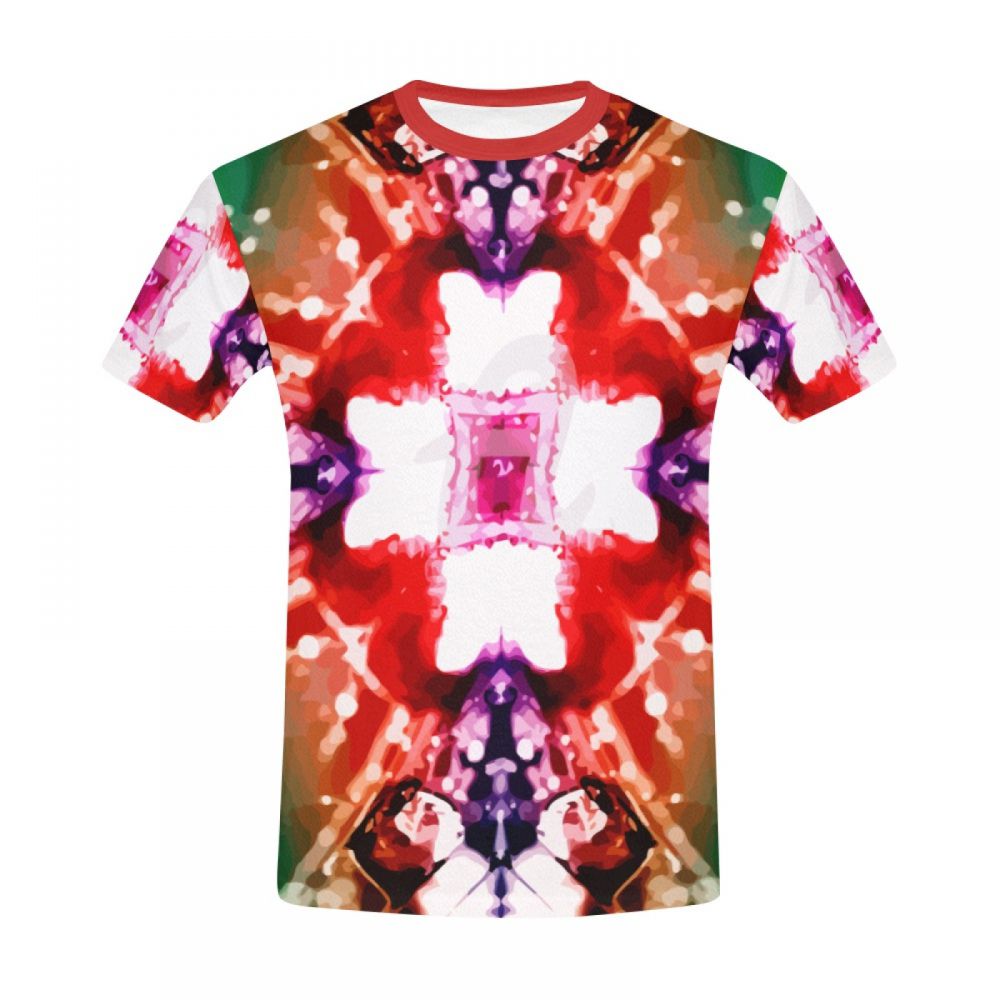 Men's Art Water Drop Kaleidoscope Short T-shirt Australia