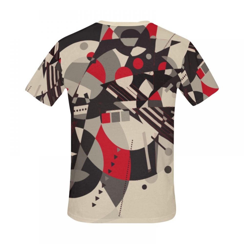 Men's Geometric Art Papyrus Short T-shirt Australia