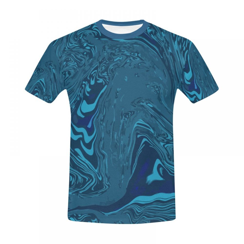 Men's Abstract Art Flow Short T-shirt Australia