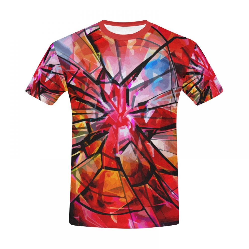 Men's Abstract Art Broken Soul Short T-shirt Australia