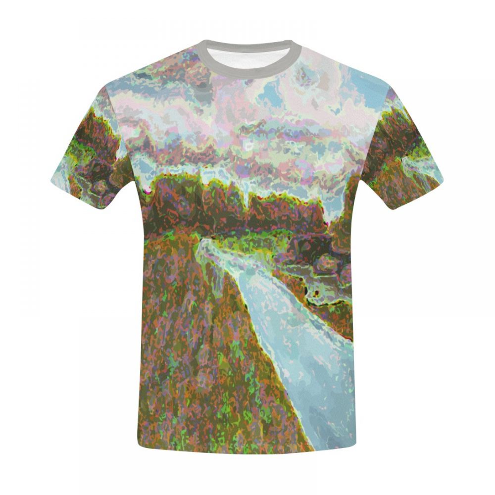 Men's Street Art Village River Short T-shirt Australia