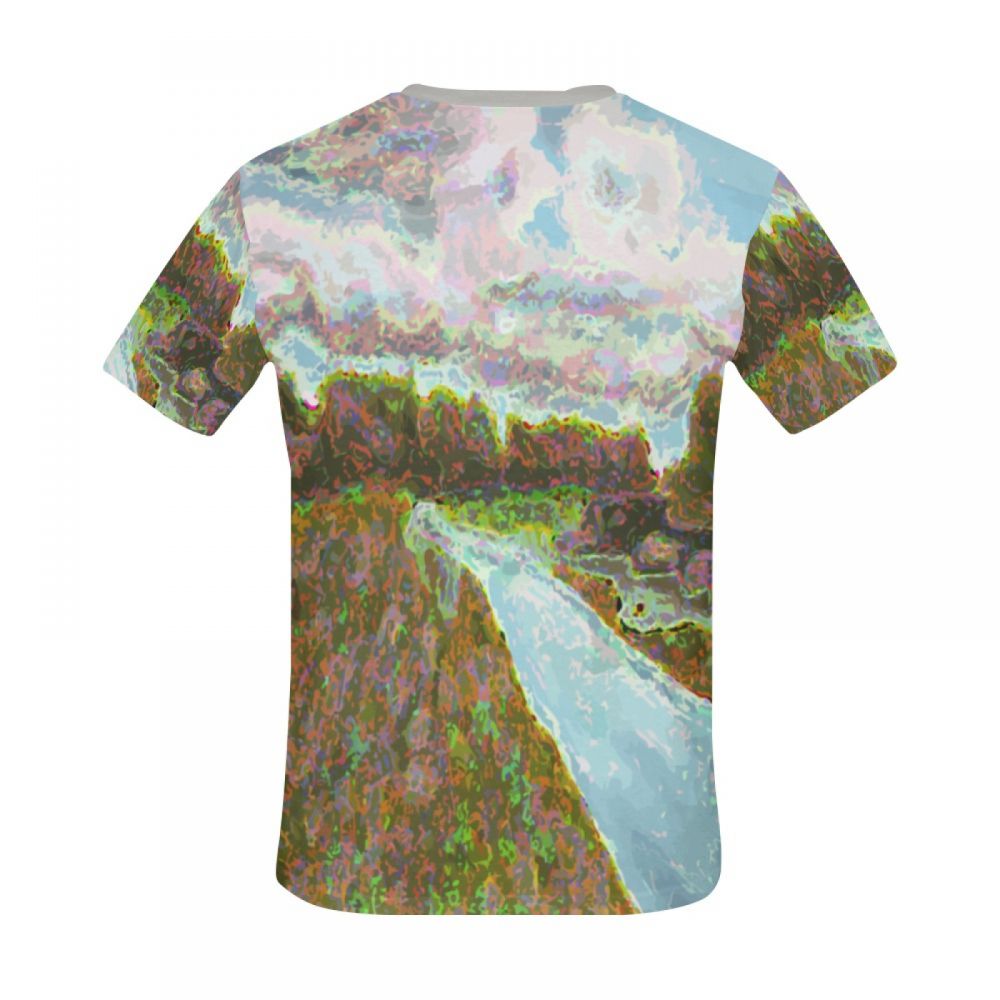 Men's Street Art Village River Short T-shirt Australia