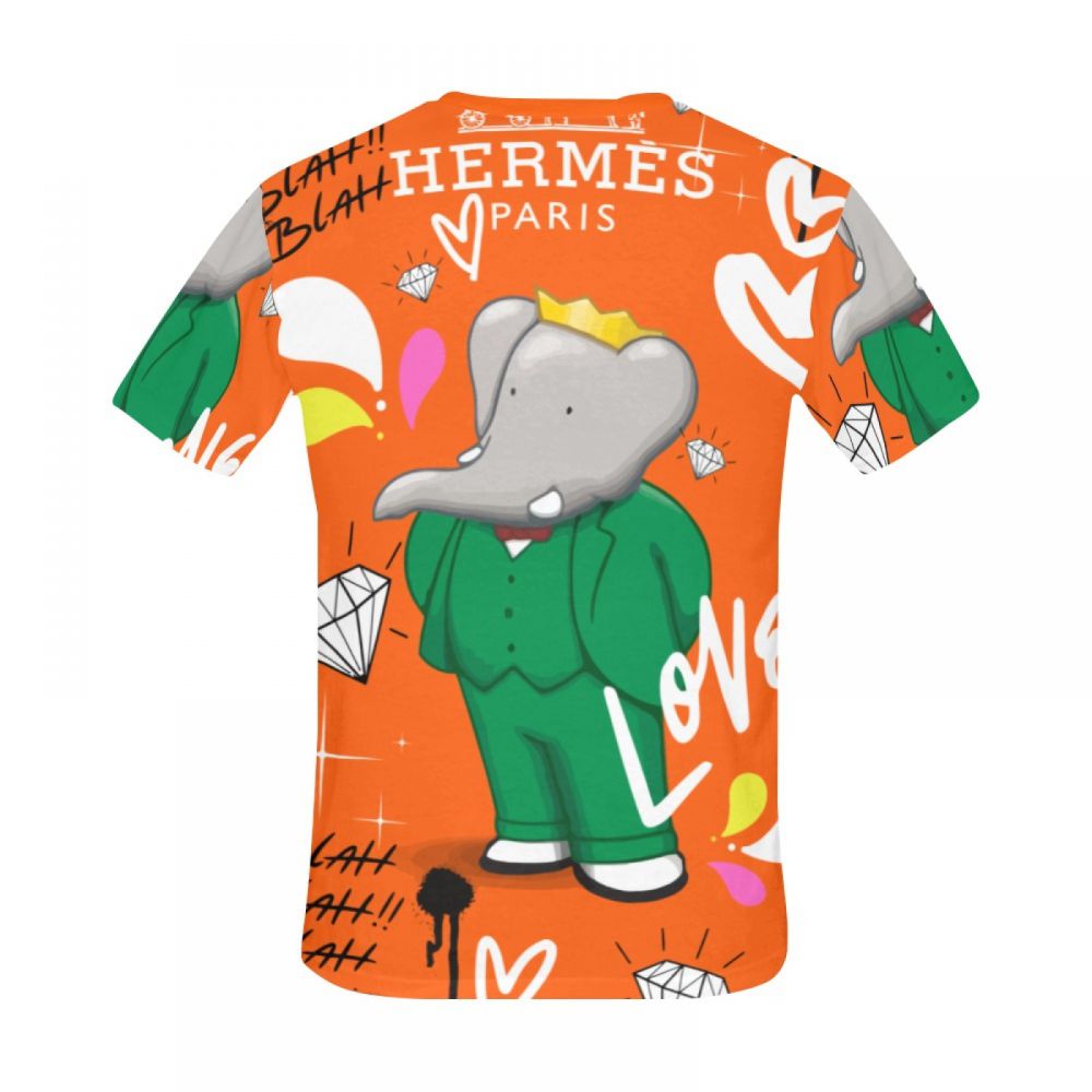 Men's Street Art Mr Elephant Short T-shirt Australia