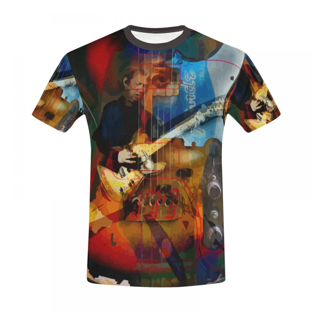 Men's Art Musician Memorial Guitarist Short T-shirt Australia