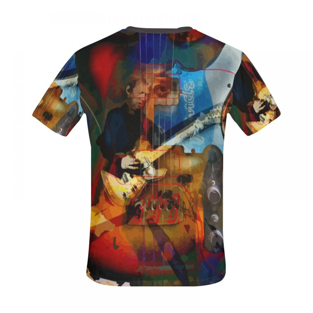 Men's Art Musician Memorial Guitarist Short T-shirt Australia