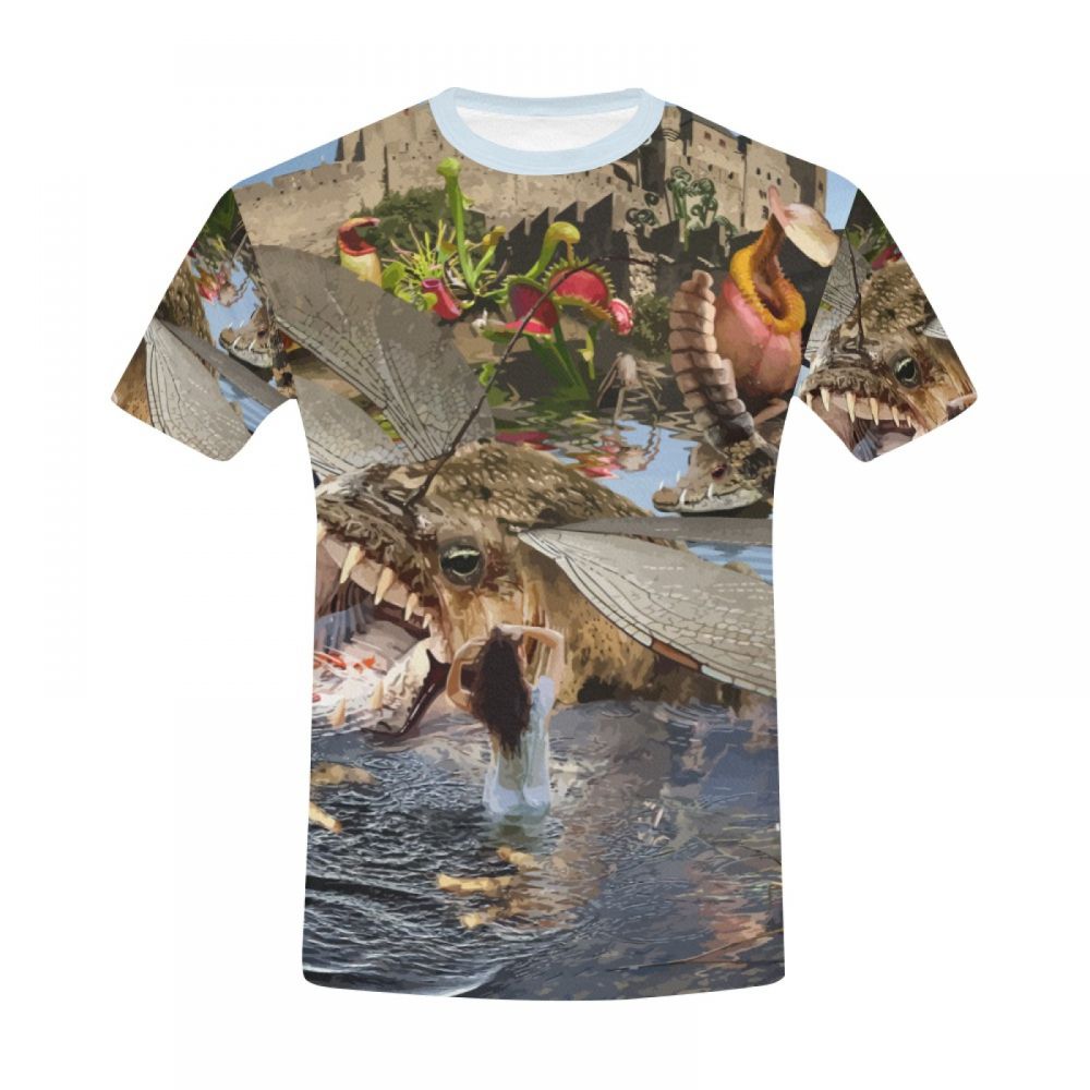 Men's Animal Art Primeval Forest Short T-shirt Australia