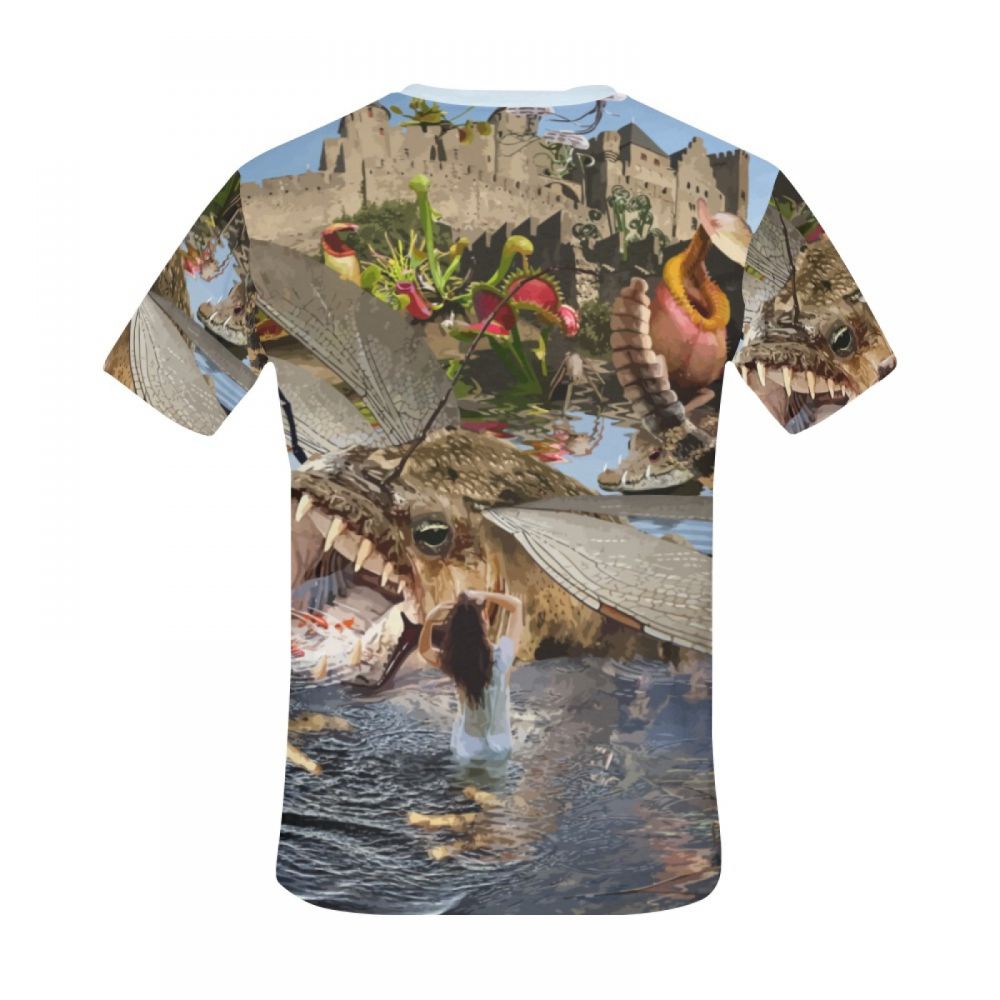 Men's Animal Art Primeval Forest Short T-shirt Australia