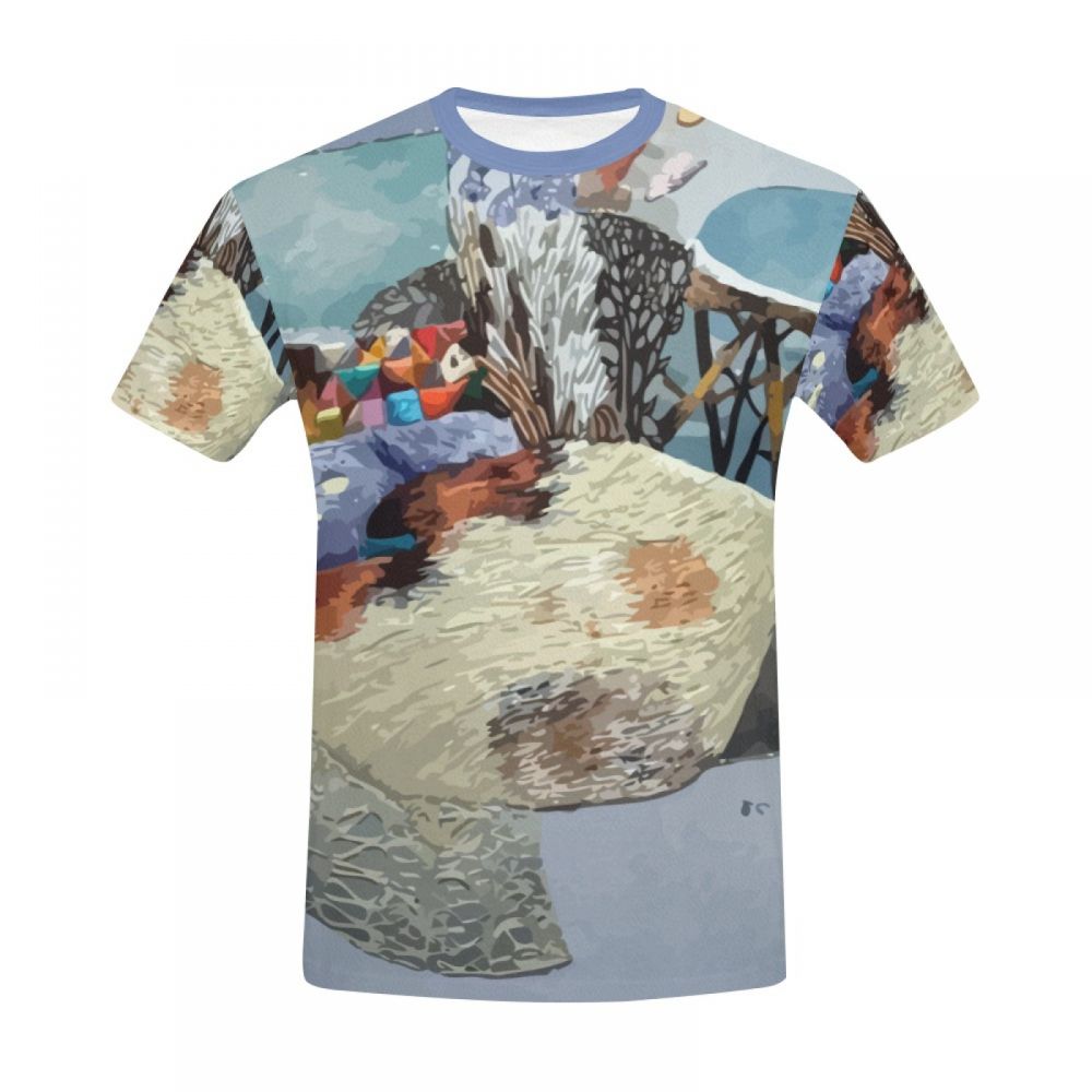 Men's Art Countryside Frost And Sun Short T-shirt Australia