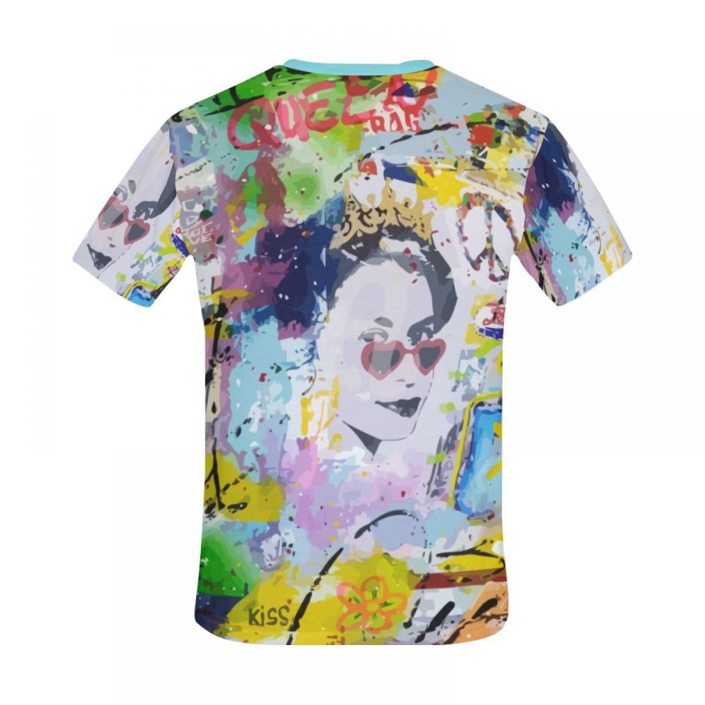 Men's Artistic Woman Queen Eli Iii Short T-shirt Australia