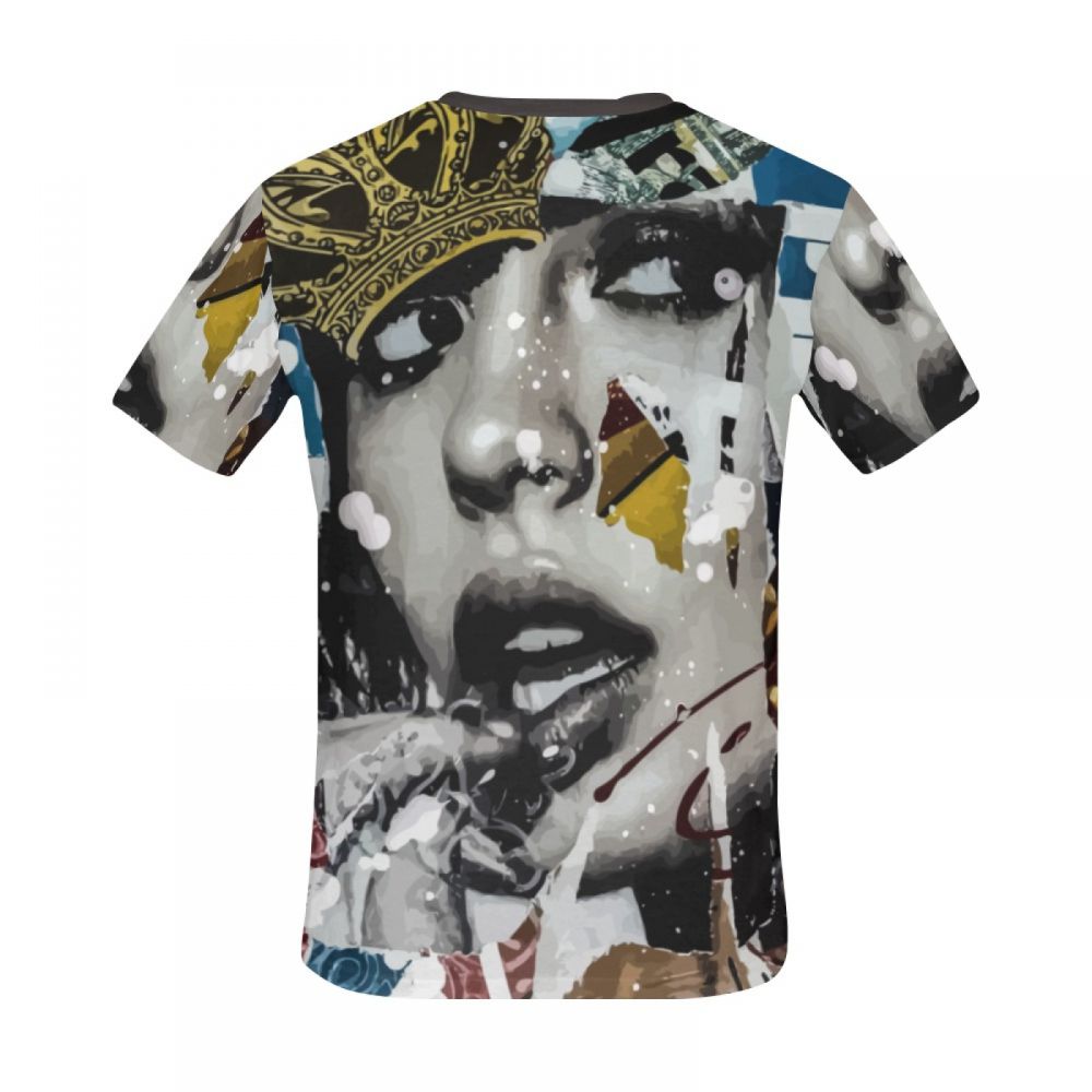 Men's Art Graffiti Glamour Queen Short T-shirt Australia