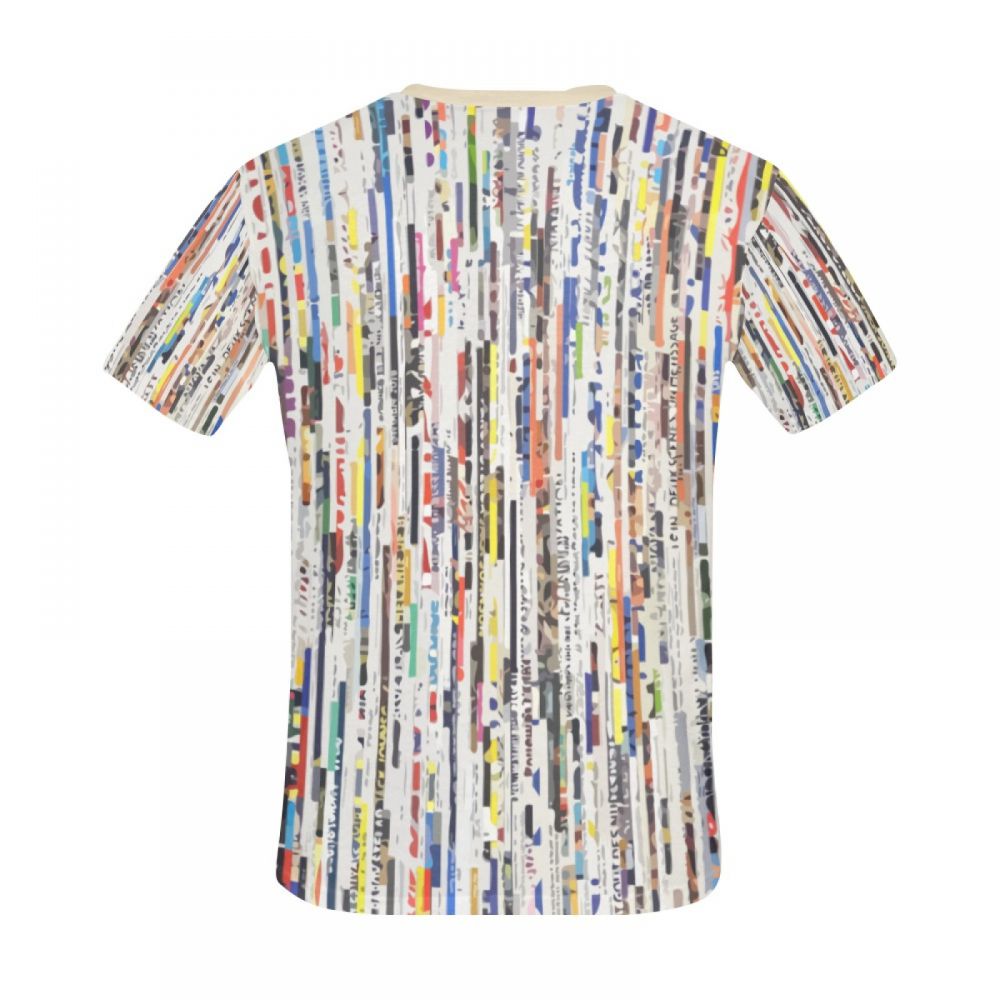 Men's A Sunmmer Colors Flow Short T-shirt Australia