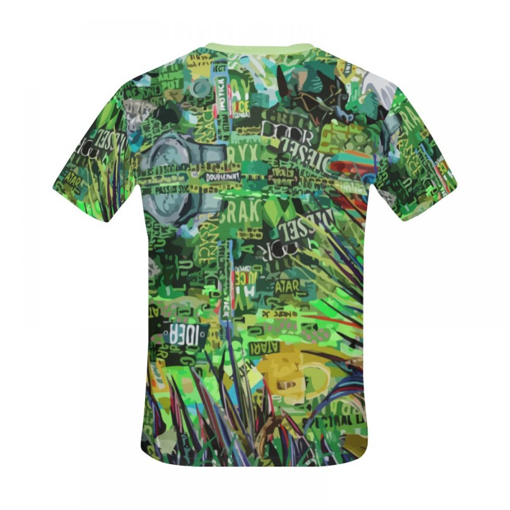 Men's Landscape Art Enchaanted Pond Short T-shirt Australia