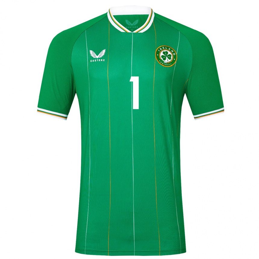 Kids Football Ireland Reece Byrne #1 Green Home Jersey 24-26 T-Shirt Australia