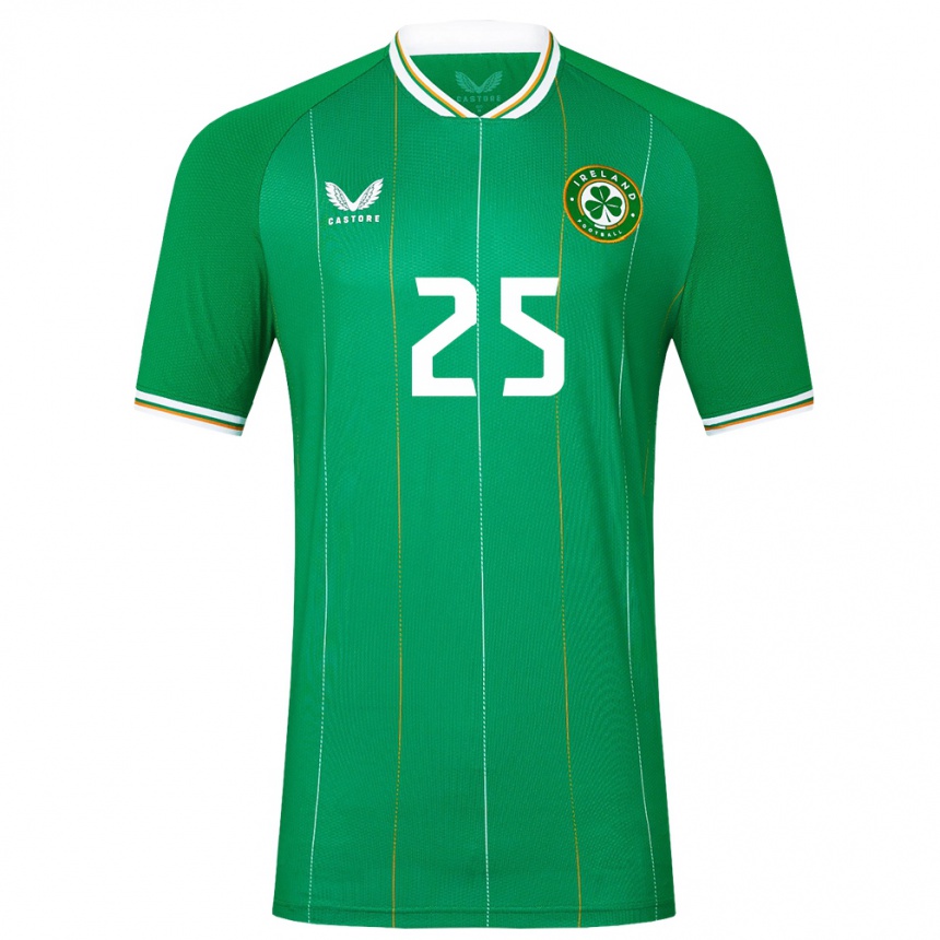 Kids Football Ireland Claire O'riordan #25 Green Home Jersey 24-26 T-Shirt Australia