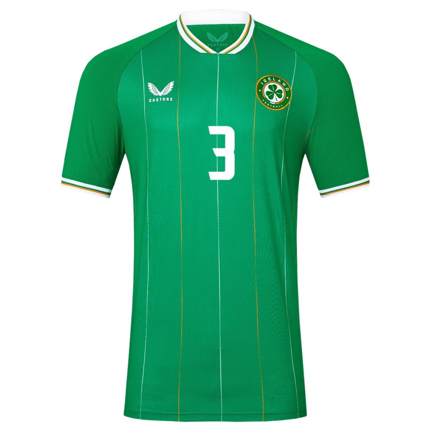 Kids Football Ireland Harriet Scott #3 Green Home Jersey 24-26 T-Shirt Australia