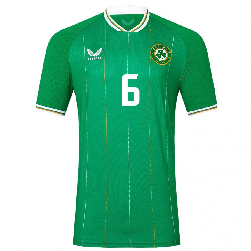 Kids Football Ireland Josh Cullen #6 Green Home Jersey 24-26 T-Shirt Australia