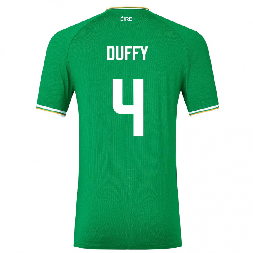 Kids Football Ireland Shane Duffy #4 Green Home Jersey 24-26 T-Shirt Australia