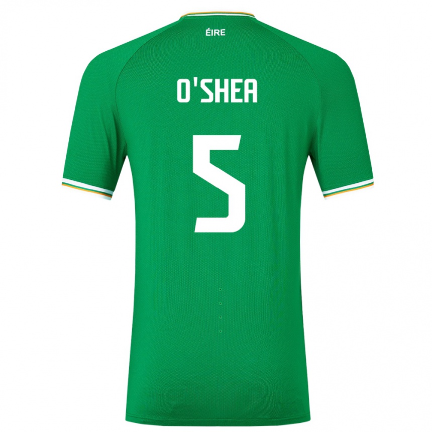 Kids Football Ireland Dara O'shea #5 Green Home Jersey 24-26 T-Shirt Australia