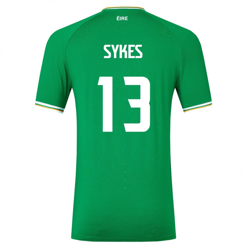 Kids Football Ireland Mark Sykes #13 Green Home Jersey 24-26 T-Shirt Australia