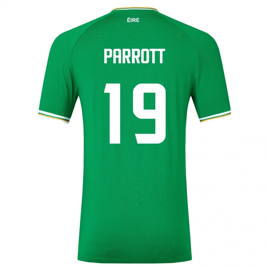 Kids Football Ireland Troy Parrott #19 Green Home Jersey 24-26 T-Shirt Australia