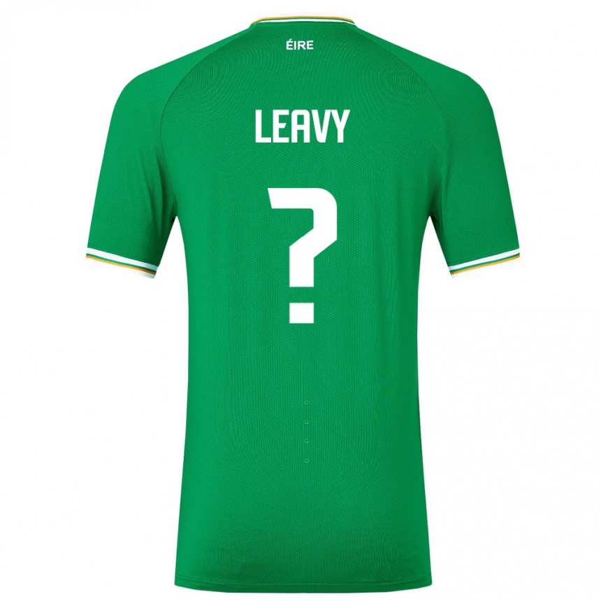 Kids Football Ireland Kian Leavy #0 Green Home Jersey 24-26 T-Shirt Australia