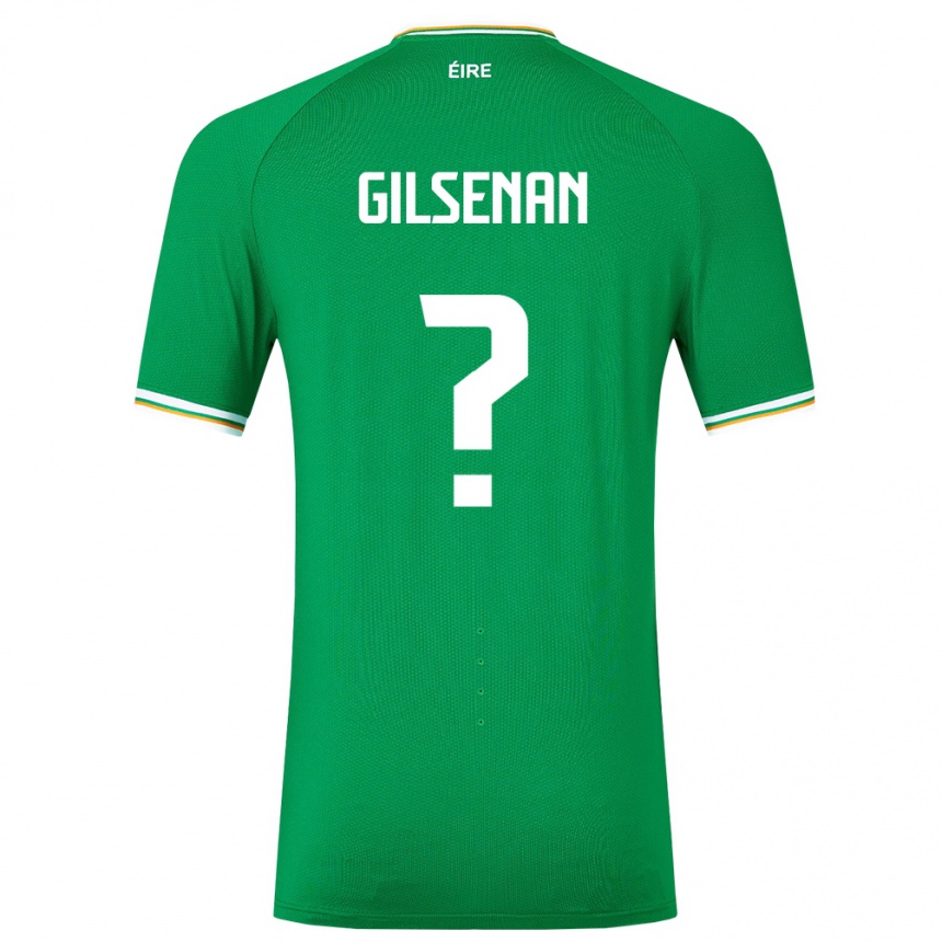 Kids Football Ireland Zak Gilsenan #0 Green Home Jersey 24-26 T-Shirt Australia