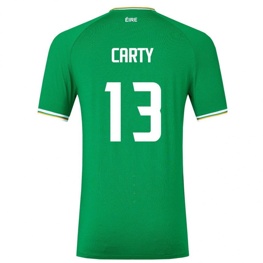 Kids Football Ireland Conor Carty #13 Green Home Jersey 24-26 T-Shirt Australia