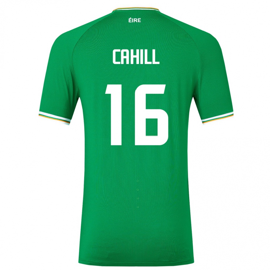 Kids Football Ireland Killian Cahill #16 Green Home Jersey 24-26 T-Shirt Australia