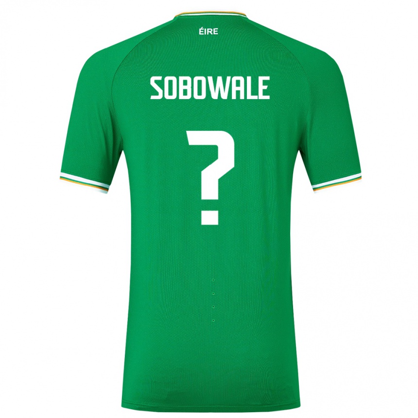 Kids Football Ireland Timi Sobowale #0 Green Home Jersey 24-26 T-Shirt Australia