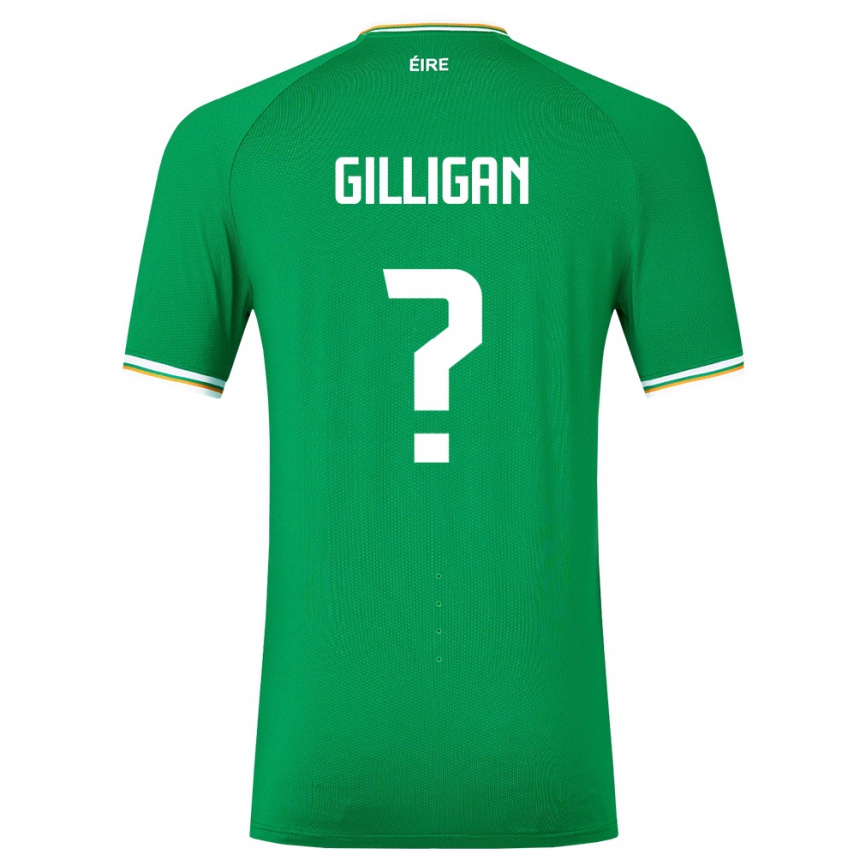 Kids Football Ireland Ciaran Gilligan #0 Green Home Jersey 24-26 T-Shirt Australia